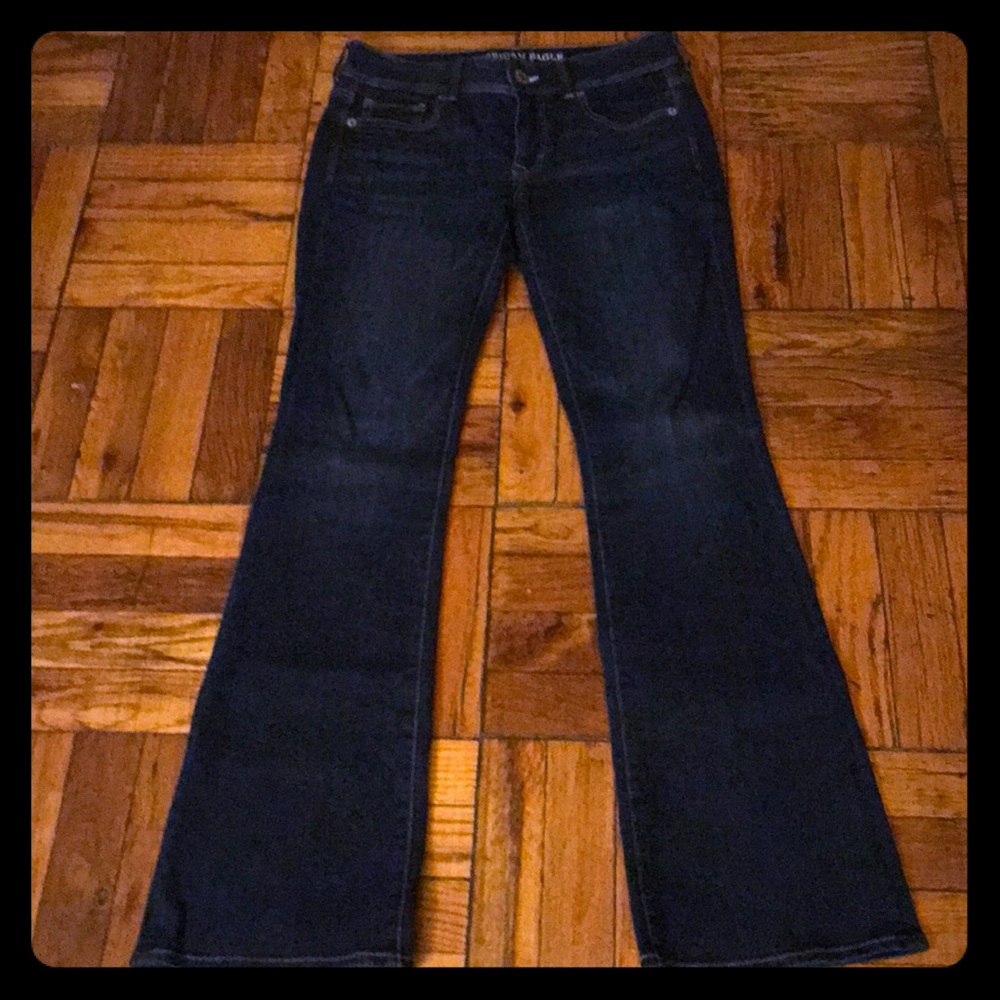 American Eagle Kick Boot denim